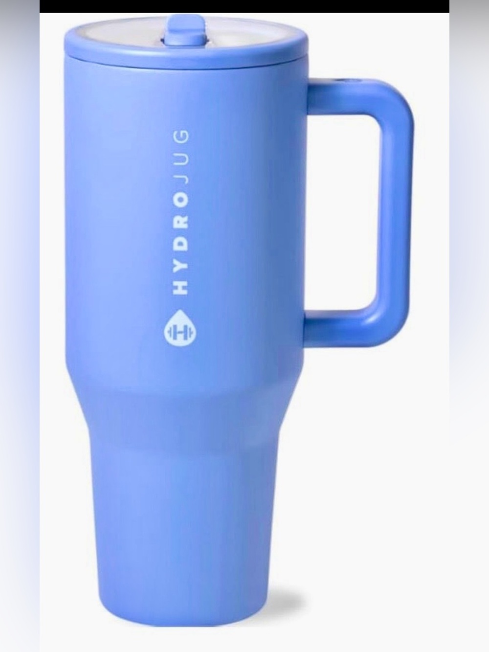 40oz HydroJug Travel Mug - Periwinkle with straw